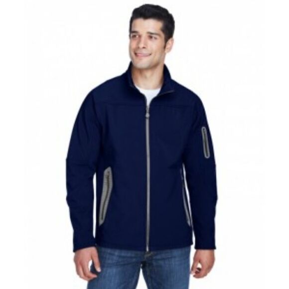 NWT Soft Shell Technical Jacket Navy Blue Large - Picture 1 of 15